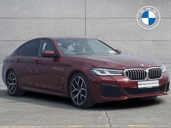 BMW 5-Series Saloon, Diesel, 2022, Red