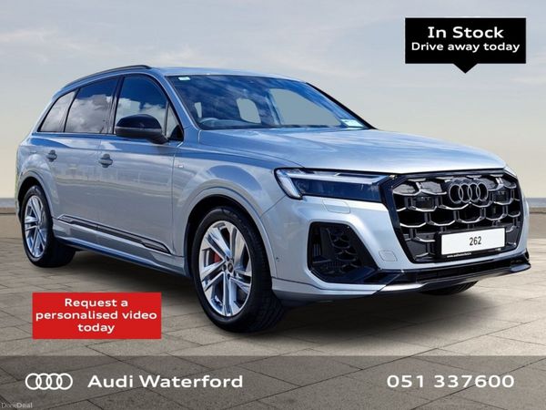 Audi Q7 SUV, Petrol Plug-in Hybrid, 2026, Silver