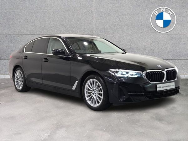 BMW 5-Series Saloon, Petrol Plug-in Hybrid, 2022, Black
