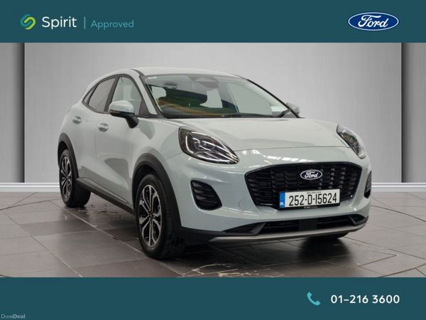 Ford Puma Hatchback, Petrol Hybrid, 2025, Red