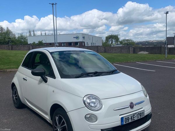 Fiat 500 Hatchback, Petrol, 2009, White