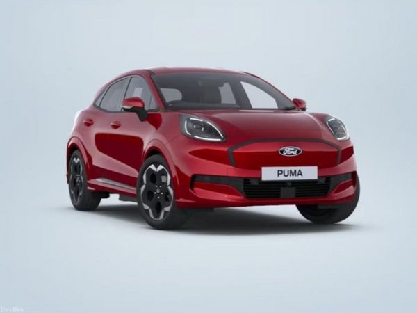 Ford Puma SUV, Electric, 2026, Red