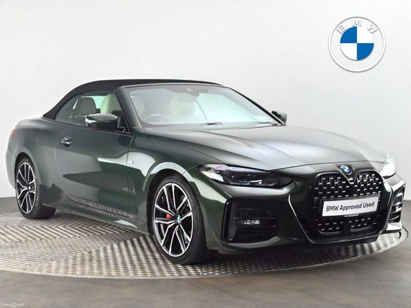 BMW 4-Series Convertible, Petrol, 2024, Green