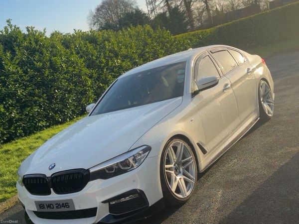 BMW 5-Series Saloon, Diesel, 2018, White