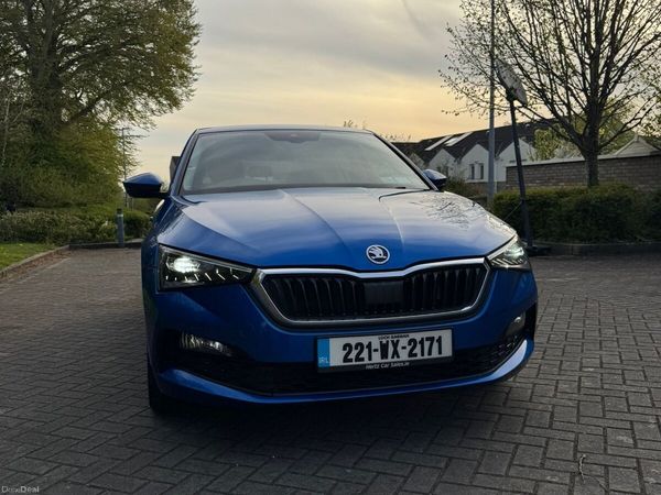 Skoda Scala Hatchback, Petrol, 2022, Blue