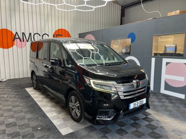 Honda Stepwagon MPV, Petrol Hybrid, 2021, Black