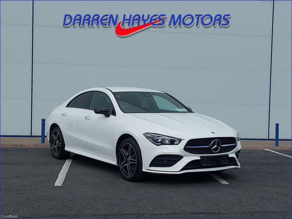Mercedes-Benz CLA Coupe, Petrol Hybrid, 2022, White