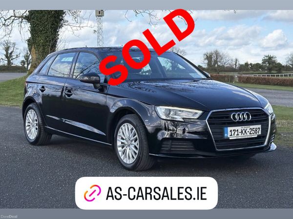 Audi A3 Hatchback, Diesel, 2017, Black