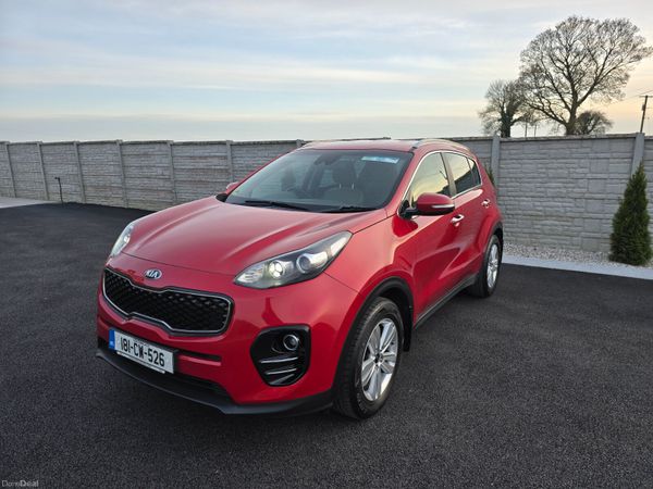 Kia Sportage SUV, Diesel, 2018, Red