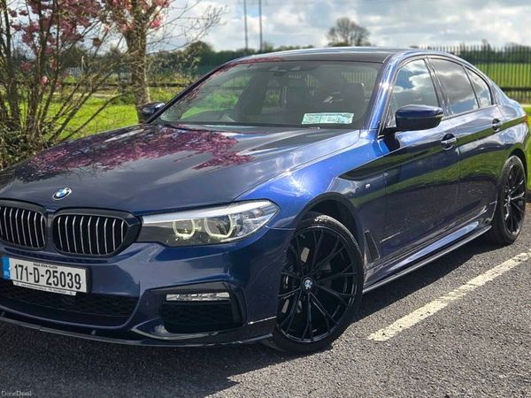 BMW 5-Series Saloon, Diesel, 2017, Blue
