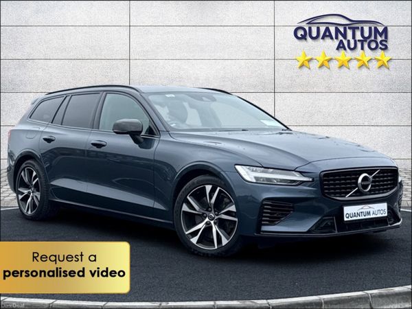 Volvo V60 Estate, Petrol Plug-in Hybrid, 2022, Blue