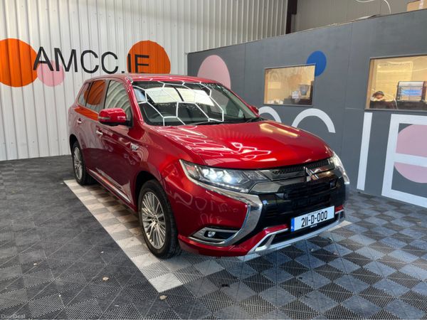 Mitsubishi Outlander SUV, Petrol Plug-in Hybrid, 2021, Red