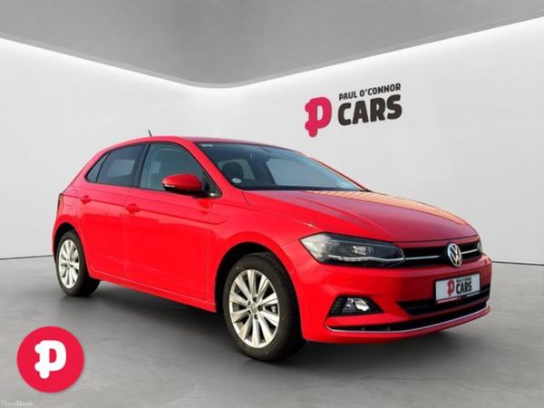 Volkswagen Polo Hatchback, Petrol, 2019, Red