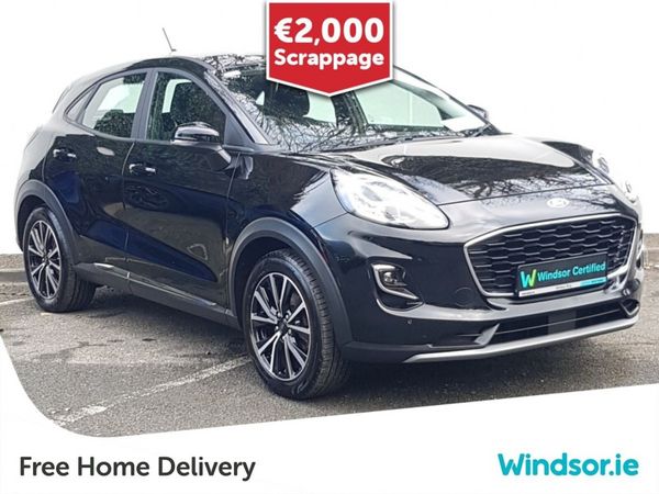 Ford Puma MPV, Petrol Hybrid, 2023, Black