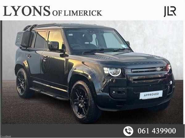 Land Rover Defender SUV, Petrol Plug-in Hybrid, 2023, Black