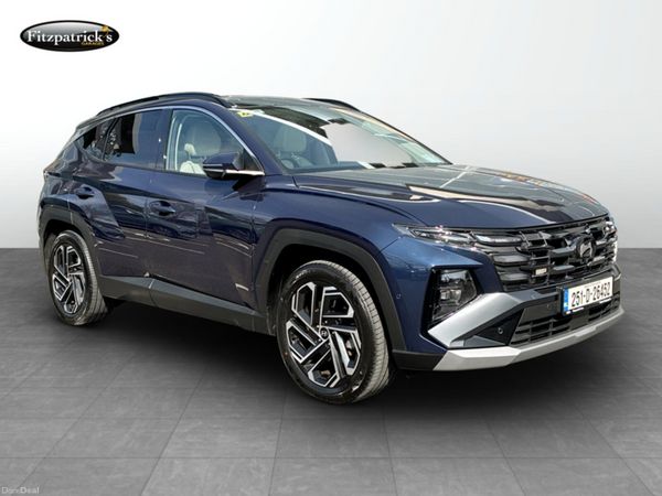 Hyundai Tucson SUV, Petrol Plug-in Hybrid, 2025, Blue