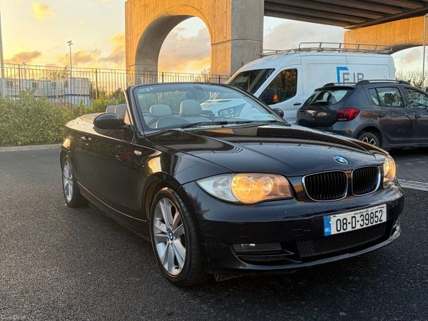 BMW 1-Series Convertible, Petrol, 2008, Black