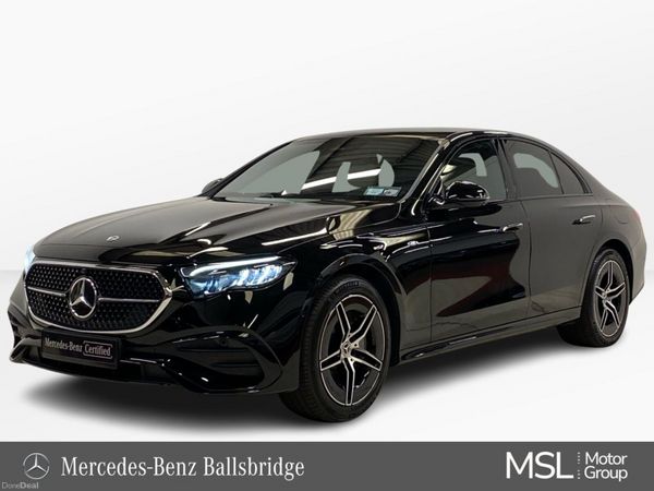 Mercedes-Benz E-Class Saloon, Petrol Plug-in Hybrid, 2026, Black