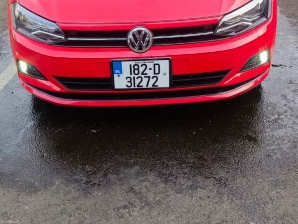 Volkswagen Polo Hatchback, Petrol, 2018, Red