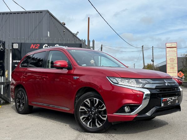 Mitsubishi Outlander SUV, Petrol Plug-in Hybrid, 2017, Red