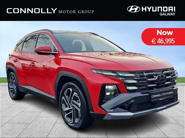 Hyundai Tucson SUV, Petrol Plug-in Hybrid, 2025, Red