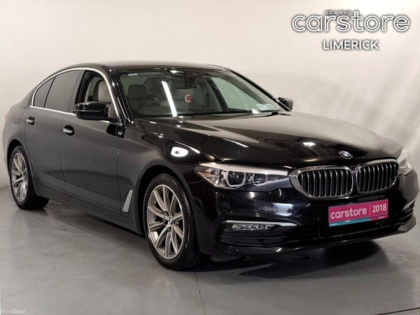 BMW 5-Series Saloon, Diesel, 2018, Black