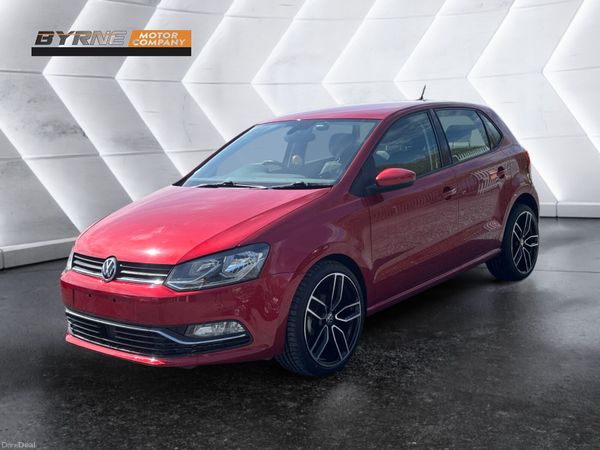 Volkswagen Polo Hatchback, Petrol, 2016, Red