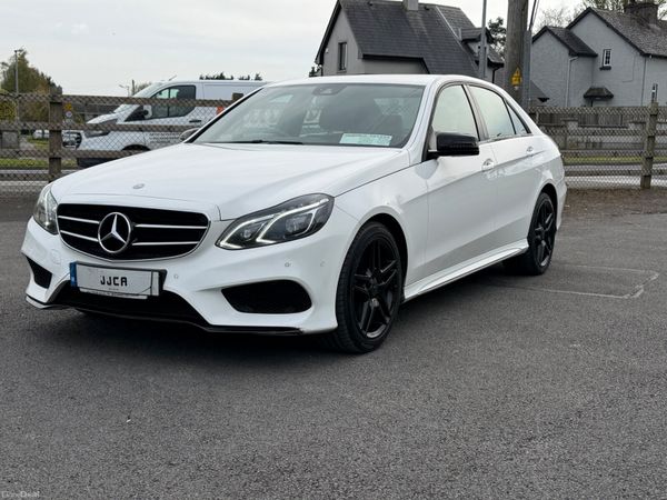 Mercedes-Benz E-Class Saloon, Diesel Hybrid, 2015, White