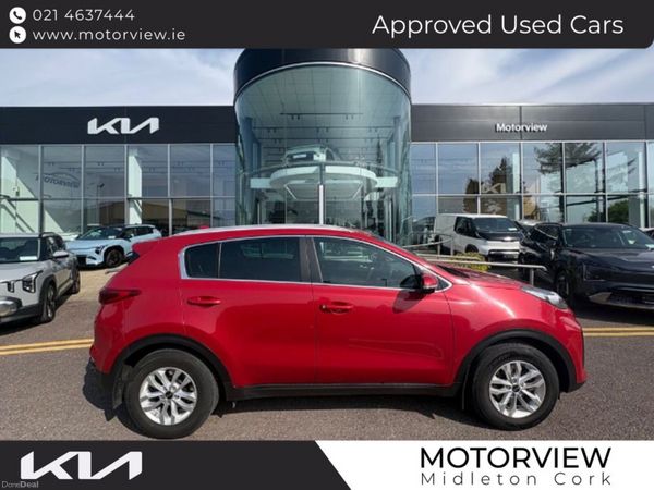 Kia Sportage SUV, Diesel, 2020, Red