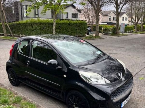 Peugeot 107 Hatchback, Petrol, 2012, Black