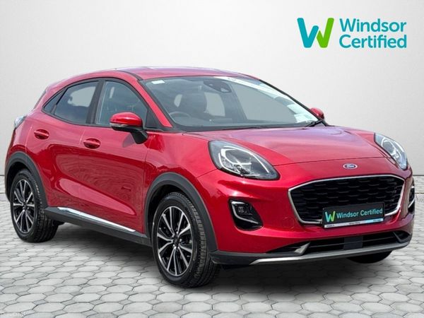 Ford Puma MPV, Petrol Hybrid, 2021, Red
