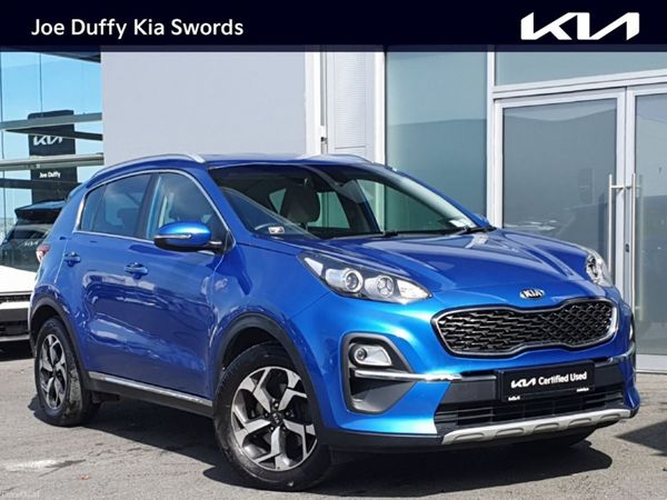 Kia Sportage SUV, Diesel Hybrid, 2021, Blue