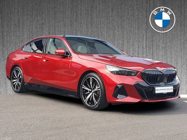 BMW 5-Series Saloon, Petrol Plug-in Hybrid, 2026, Red