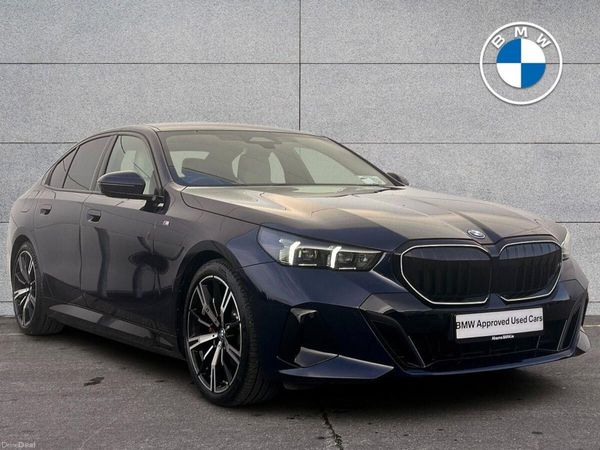 BMW 5-Series Saloon, Petrol Plug-in Hybrid, 2025, Blue