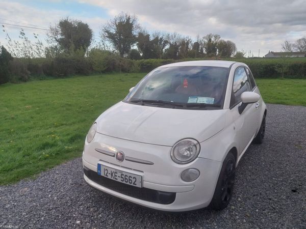 Fiat 500 Hatchback, Petrol, 2012, White