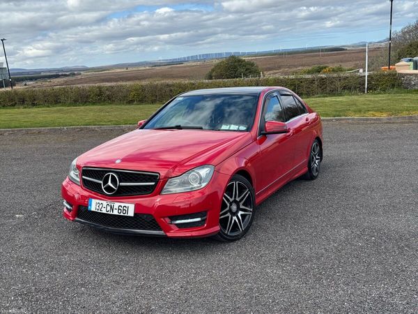 Mercedes-Benz C-Class Saloon, Diesel, 2013, Red