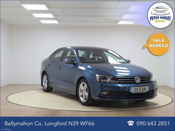 Volkswagen Jetta Saloon, Diesel, 2017, Blue
