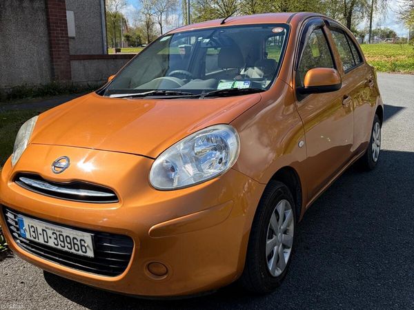 Nissan March Hatchback, Petrol, 2013, Orange