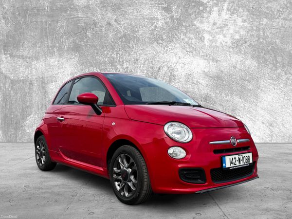 Fiat 500 Hatchback, Petrol, 2014, Red
