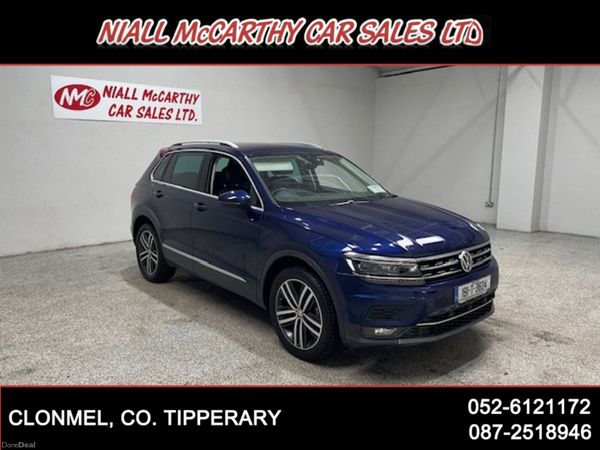 Volkswagen Tiguan SUV, Diesel, 2019, Blue