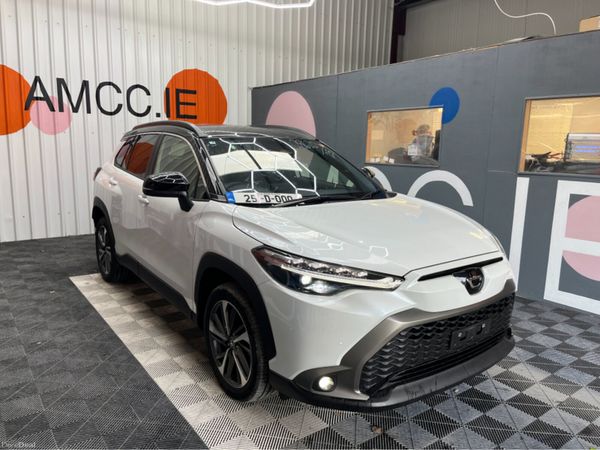Toyota Corolla Cross SUV, Petrol Hybrid, 2025, White