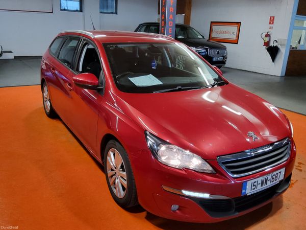 Peugeot 308 Estate, Diesel, 2015, Red