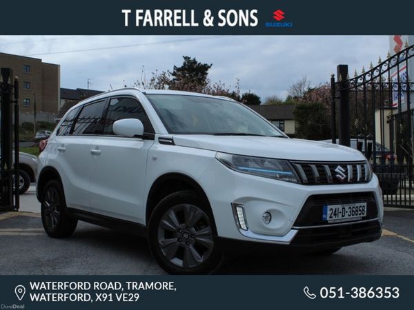 Suzuki Vitara SUV, Petrol Hybrid, 2024, White