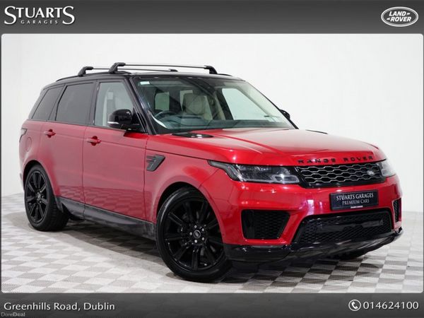 Land Rover Range Rover Sport Estate, Petrol Plug-in Hybrid, 2021, Red