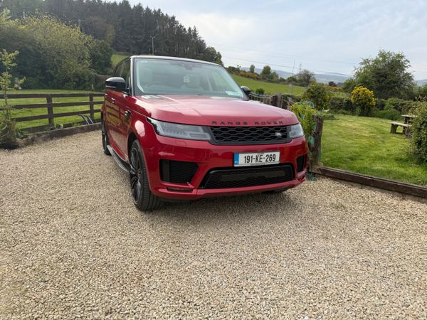 Land Rover Range Rover Sport SUV, Diesel, 2019, Red
