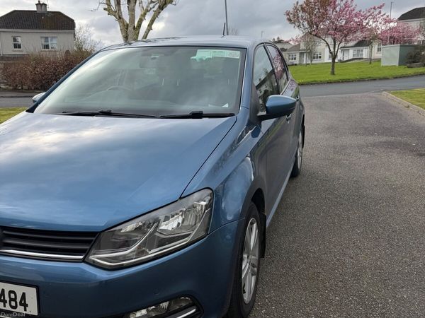 Volkswagen Polo Hatchback, Petrol, 2016, Blue