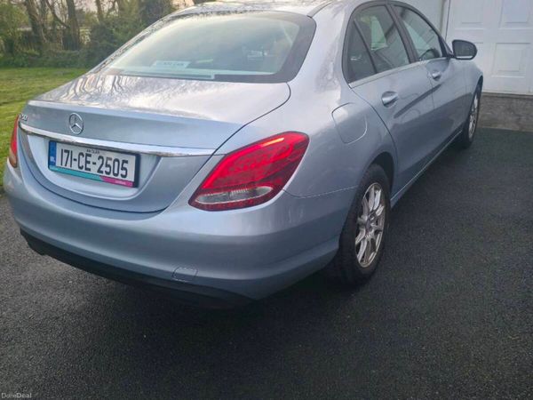 Mercedes-Benz C-Class Saloon, Petrol, 2017, Silver