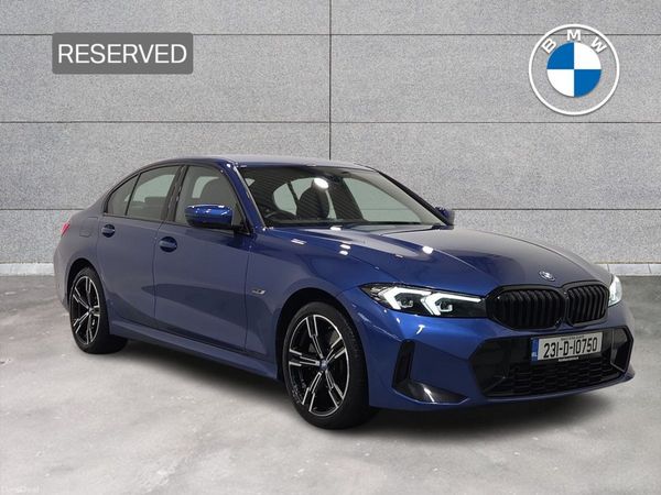 BMW 3-Series Saloon, Petrol Plug-in Hybrid, 2023, Blue