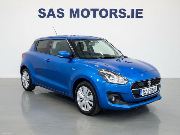 Suzuki Swift Hatchback, Petrol Hybrid, 2018, Blue
