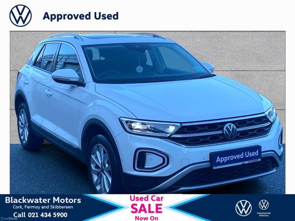 Volkswagen T-Roc SUV, Petrol, 2023, White